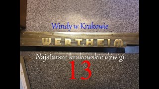 Windy w Krakowie - Najstarsze krakowskie dźwigi cz.13