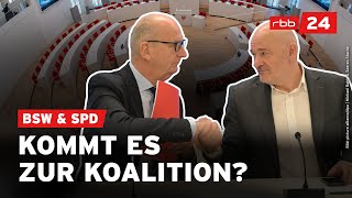 Brandenburg: SPD und BSW für Koalitionsverhandlungen