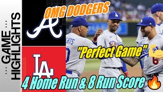 LA Dodgers vs ALT Braves [Highlights] | Shohei 4 Home Run & 8 Run Score [Dodgers "Perfect Game"] 💥💥💥