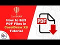 How to Edit PDF Files in CorelDraw X8 Full Tutorial |Get your PDF Files Edited| iDigital Concept