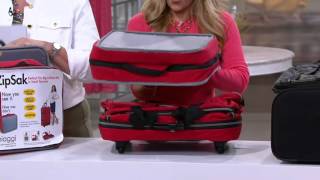 Biaggi Zip Sak Foldable Luggage by Lori Greiner on QVC