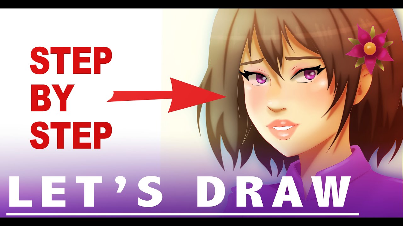 Let S Draw A Face Tutorial Art Youtube