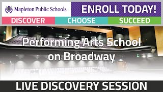 Discovery Sessions 2022 – Performing Arts School on Broadway