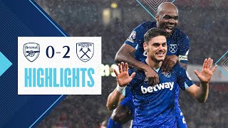 Arsenal 0-2 West Ham | Huge Three Points At The Emirates | Premier League Highlights
