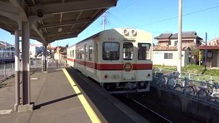 関東鉄道キハ532号　竜ヶ崎駅発車