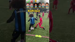 Messi VS Mbappe VS Marcelo VS Vini Jr VS Neymar VS Ronaldo Kids Skills Challenge