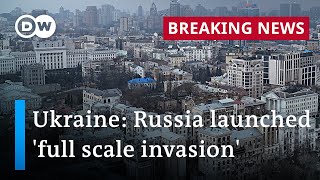Russia launches military attacks on Ukraine | DW News