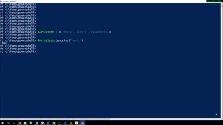 Check if element exists in array with Powershell