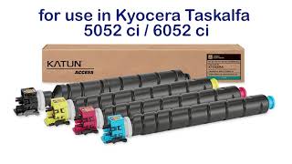 Colour Toners for use in Kyocera Taskalfa 5052ci \u0026 3552ci Multi-functional Devices