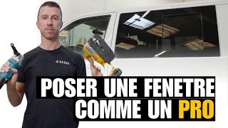 Comment poser une fenêtre sur un utilitaire ? Tuto Aménagement van 🚐✨