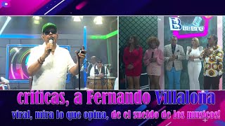 Fernando Villalona sobre el sueldo de los musicos, su respuesta genera criticas #merenguedelos80