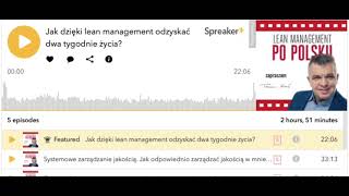 [PODCAST] Jak dzięki lean management odzyskać dwa tygodnie życia?