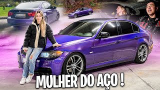 UMA MULHER DO AÇO ! BMW 320D A ANDAR DE LADO COM 2XX CV ! | AllSpeedDrive