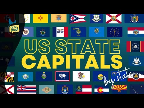 Us State Capitals Quiz By State Youtube