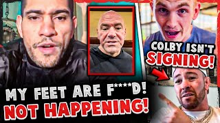Alex Pereira REJECTS FIGHT OFFER! Colby Covington NOT SIGNING contract to fight