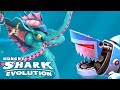 NEW KRAKEN SQUID vs ROBO SHARK (HUNGRY SHARK EVOLUTION)