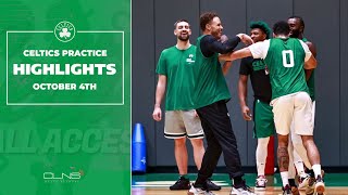 Celtics Practice HIGHLIGHTS ft. Jayson Tatum, Jaylen Brown & Marcus Smart | 10-4