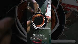 Technique of Winding Connection⚡#new#technique#motor#winding#rewinding#trending#shorts#viral#skills