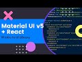 Material UI in React #1 - Installation & adding first component