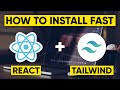 Tailwind CSS with REACT [Easiest and FAST] | How To Install Tailwind CSS 3 In React 2022