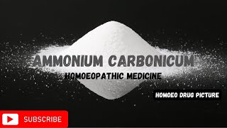 The Incredible Impact of Ammonium Carbonicum #homoeopathy #homoeopathic_medicine #homoeodrugpicture