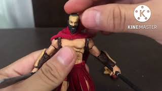 Rey Leonidas figura custom 4 inch.