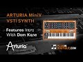 Arturia Mini V Analog Synth - Overview
