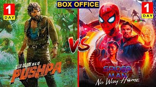 Pushpa VS Spider-Man: No Way Home | BoxOffice Collection | Pushpa 1st Day Box OfFice