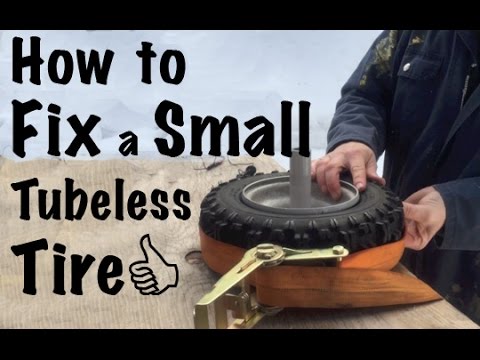 How to Fix a Small Tubeless Tire How to Fix a Small Tubeless Tire