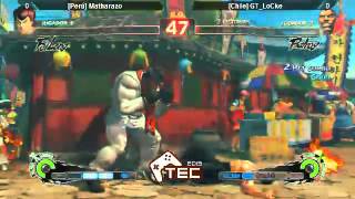 VGM TEC 2013 - SSF4AE Loser Final - Matharazo (Peru) vs GT_LoCke (Chile)