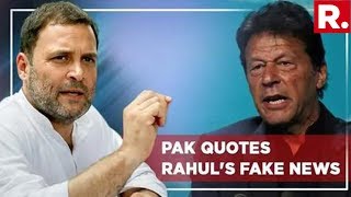 Pakistan Writes To UNHRC On Kashmir, Quotes Rahul Gandhi's Fake News