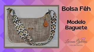 Bolsa Fêh - Modelo Baguete - Muito Fácil