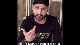 Legend Harbhajan Singh Recommended MBit Music Particle.ly Video Status Maker & Editor app