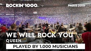 We Will Rock You - Queen / Rockin'1000 at Stade De France