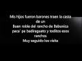 El Hijo Del Ingeniero - La Septima Banda LETRA