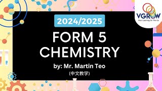 Form 5 Chemistry (中文解说) - Chapter 1 Redox equilibrium - Lesson 2 [dated 8 March 2024]