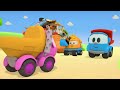 Funny cartoons full episodes & learning videos for kids - Leo the Truck & a flashlight