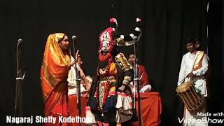 Yakshagana - Mahisha Mardhini / Bhagavatharu -Chinmay Bhat Kalladka / Thanayanadidha Nudige Maalini