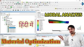 Ansys | Modal analysis | vibration analysis | resonance frequency analysis | Ansys workbench #2