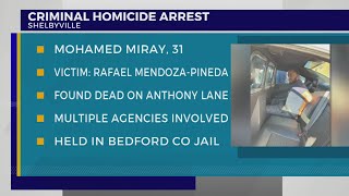 Homicide suspect arrested in Shelbyville