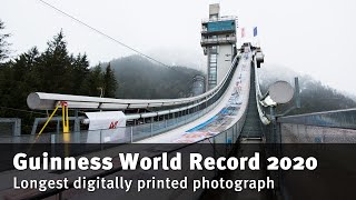 Impressions from the Guinness World Record for the longest digitally printed photograph 2020