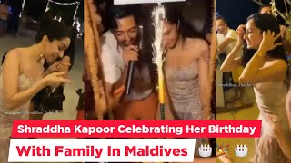 Shraddha Kapoor Celebrating Her Birthday With Family In Maldives 2021|Kamariya hila de hila de Dance