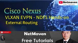 3. Nexus VXLAN EVPN NDFC Hands-on - External Routing