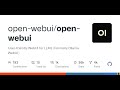 GitHub - open-webui/open-webui: User-friendly WebUI for LLMs (Formerly Ollama WebUI)