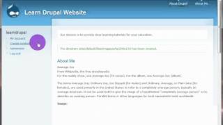 Drupal 6 Tutorial - learndrupal 12 setting up imagecache