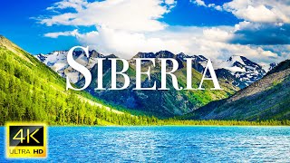 FLYING OVER SIBERIA (4K UHD) - Relaxing Music Along With Beautiful Nature Videos - 4K Video HD