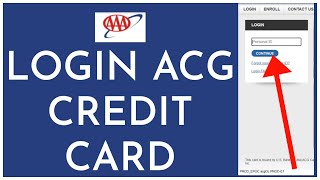 How to Login ACG Credit Card? AAA Credit Card Sign In 2023