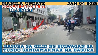 Basura sa gilid ng bulwagan sa tundo sandamakmak na basura / Dps Qrt inaksyonan