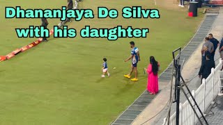 Dhananjaya De Silva playing with his daughter after the LPL final | #lpl2023 #dhananjayadesilva