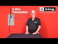 How To Install a 3 Wire Line Voltage Thermostat